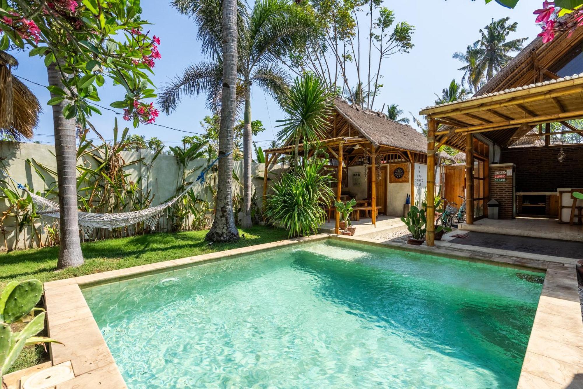 Villa Burung Gili Air Authentic 3-Bedroom Bamboo Villa With Private Pool 외부 사진