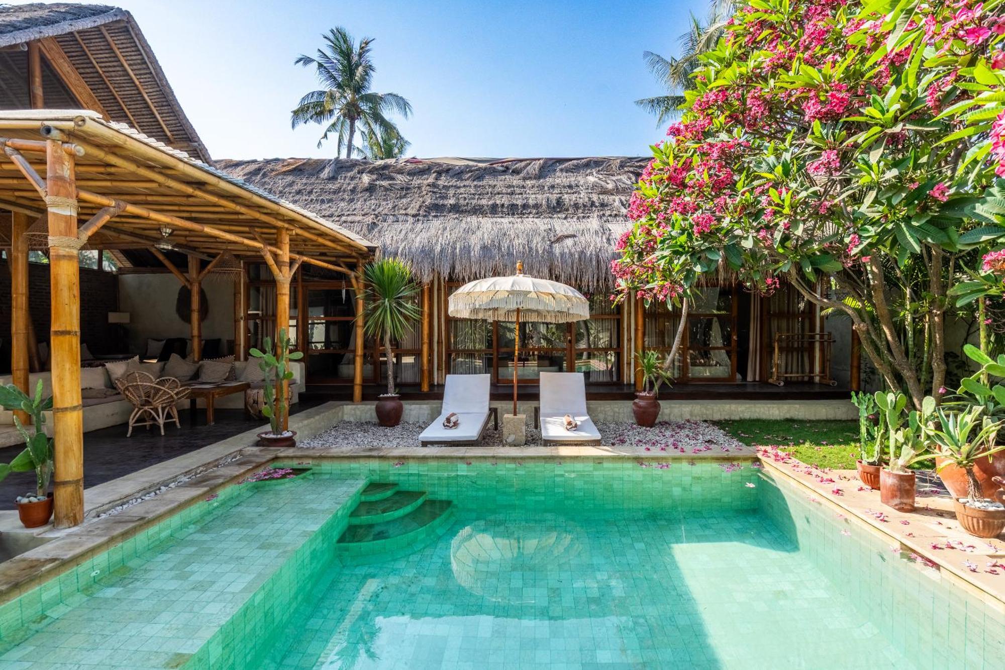 Villa Burung Gili Air Authentic 3-Bedroom Bamboo Villa With Private Pool 외부 사진