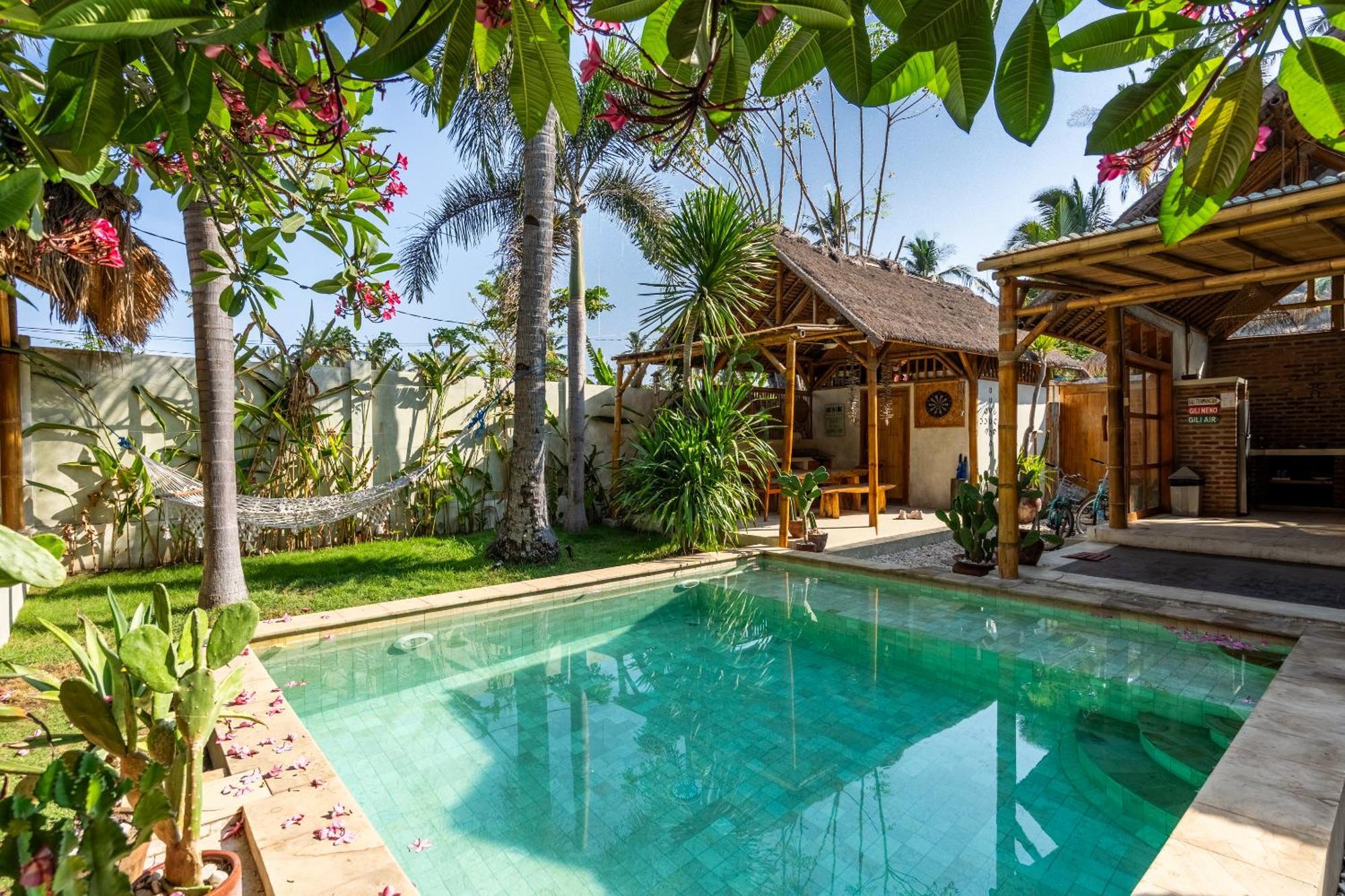 Villa Burung Gili Air Authentic 3-Bedroom Bamboo Villa With Private Pool 외부 사진