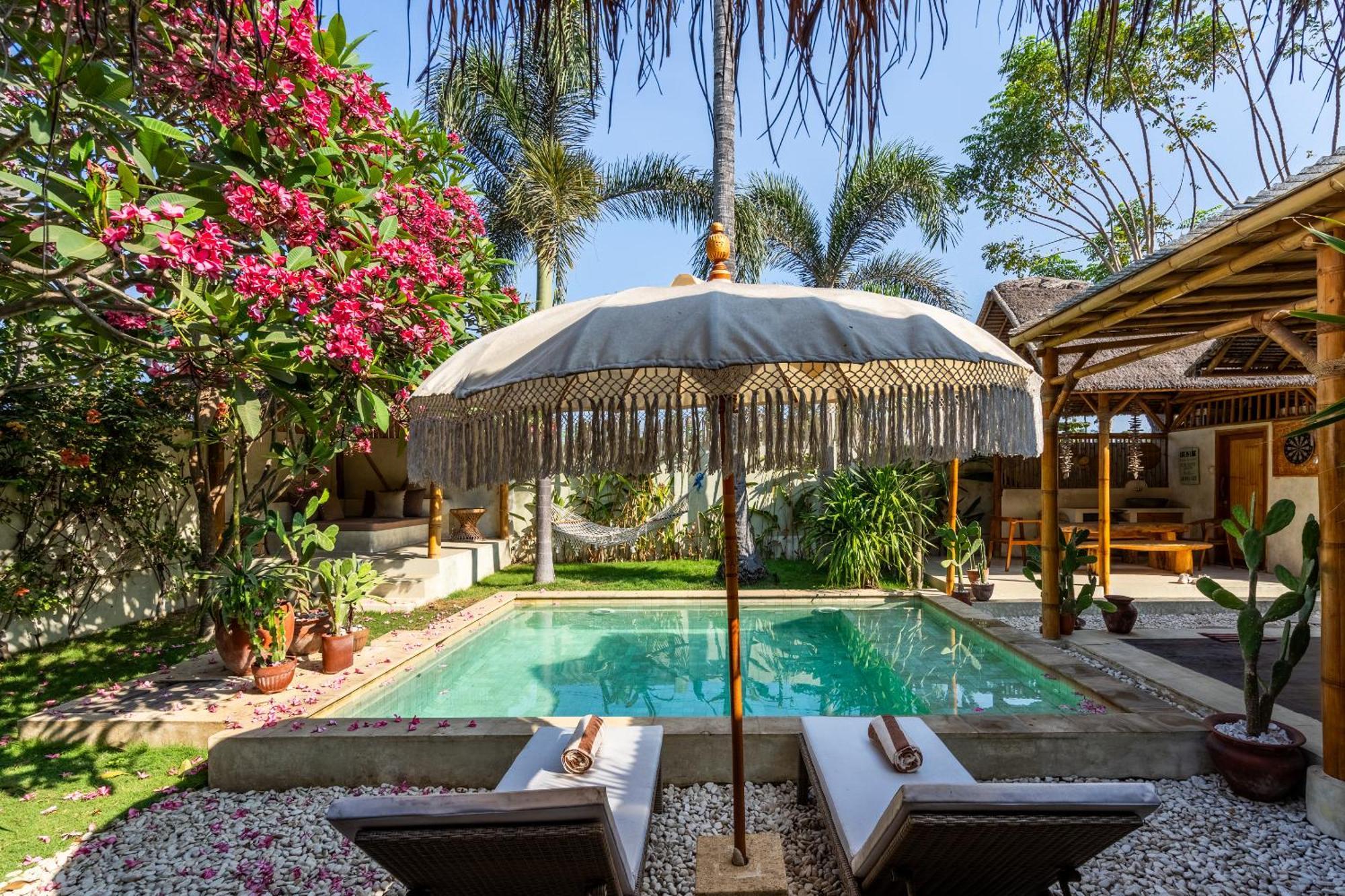 Villa Burung Gili Air Authentic 3-Bedroom Bamboo Villa With Private Pool 외부 사진