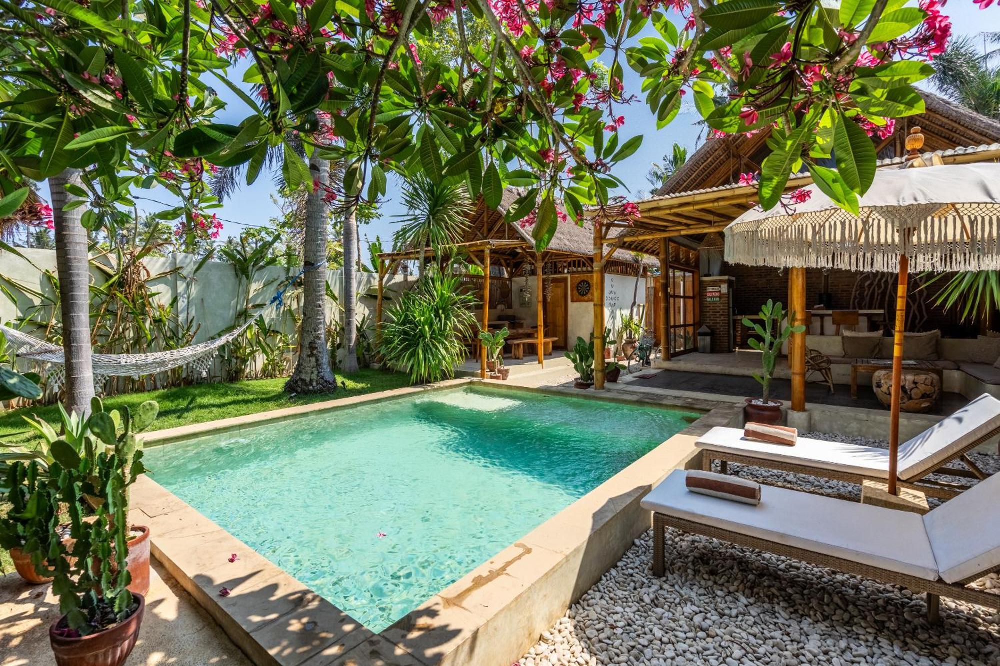Villa Burung Gili Air Authentic 3-Bedroom Bamboo Villa With Private Pool 외부 사진