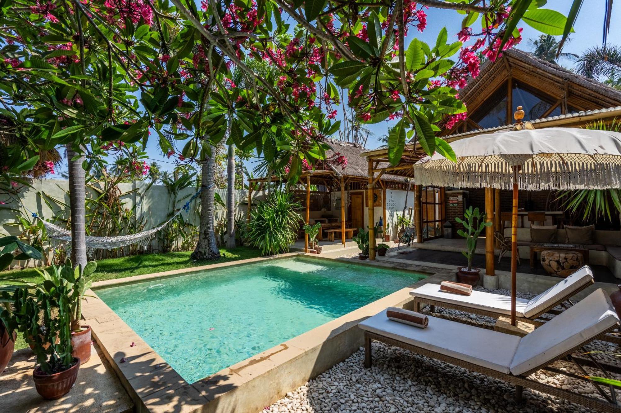 Villa Burung Gili Air Authentic 3-Bedroom Bamboo Villa With Private Pool 외부 사진