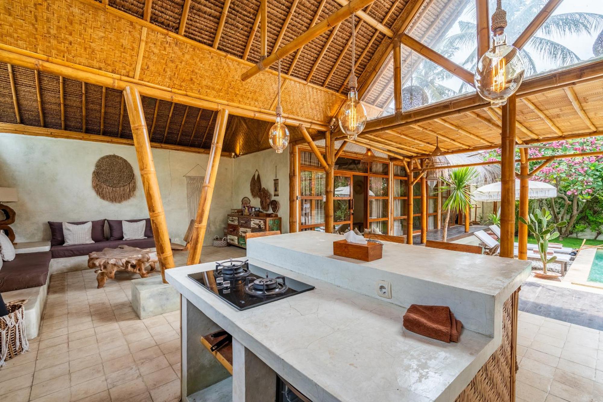 Villa Burung Gili Air Authentic 3-Bedroom Bamboo Villa With Private Pool 외부 사진