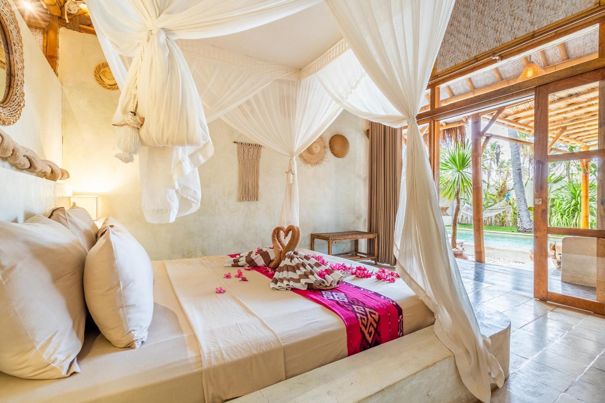 Villa Burung Gili Air Authentic 3-Bedroom Bamboo Villa With Private Pool 외부 사진
